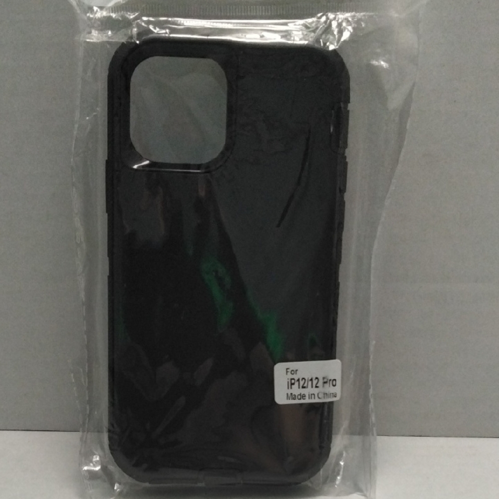 Black Phone Case for the Apple iPhone 12/12 Pro‎